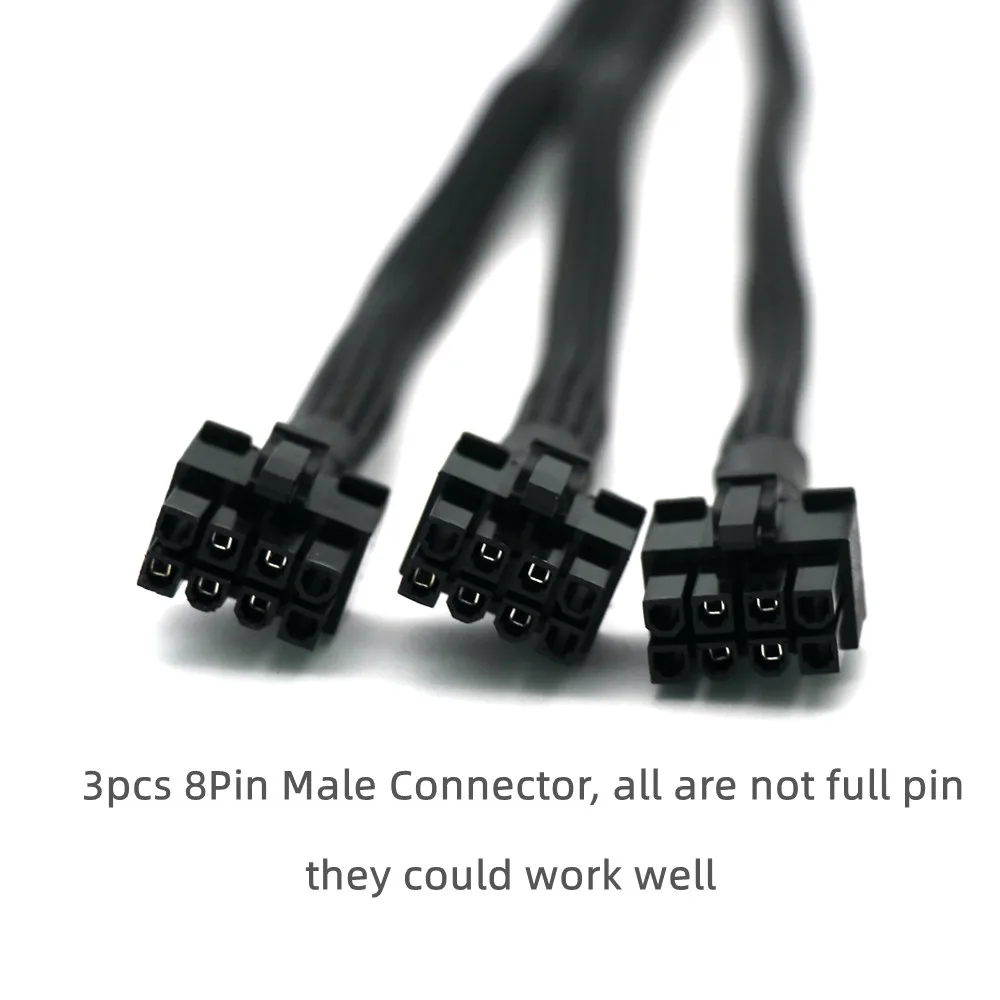 Graus 12vhpwr 12 Mais 4pin para Peças Macho 8pin Atx 16awg 5.0 Fonte de Alimentação do Cabo Modular para Corsair Antecec Xpg Núcleo Rtx4080ti 600w 90 - Imagem 2