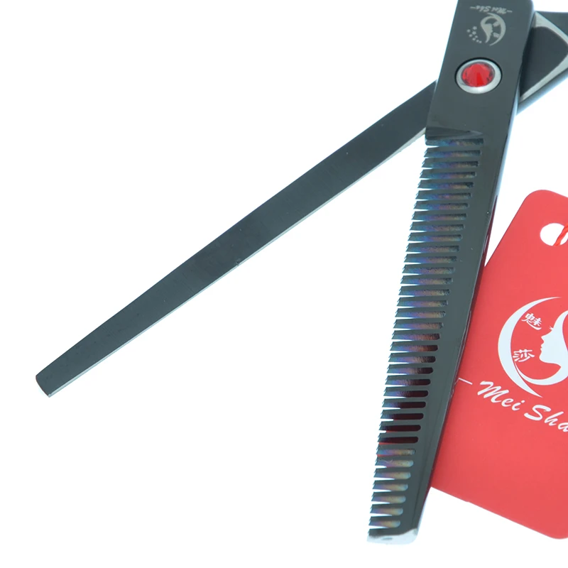 Meisha 7 인치 이발 미용 커팅 가위, 일본 스틸 살롱 헤어 가위, 전문 이발 도구, A0131A