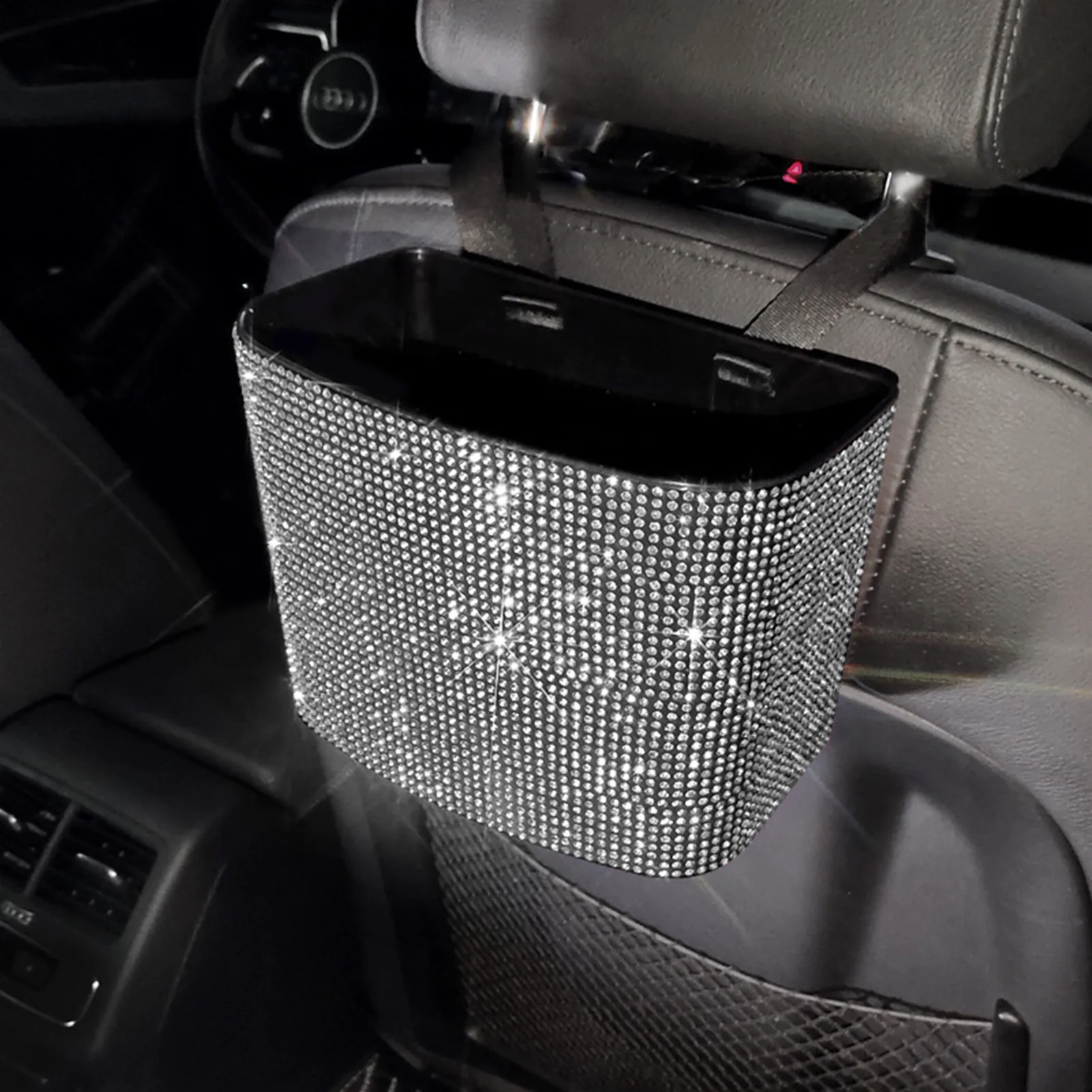 Car Net Pocket Handbag Holder Multi-functional Large Seat Back Travel Caddy Bag Suitable for Storing Various Things 6