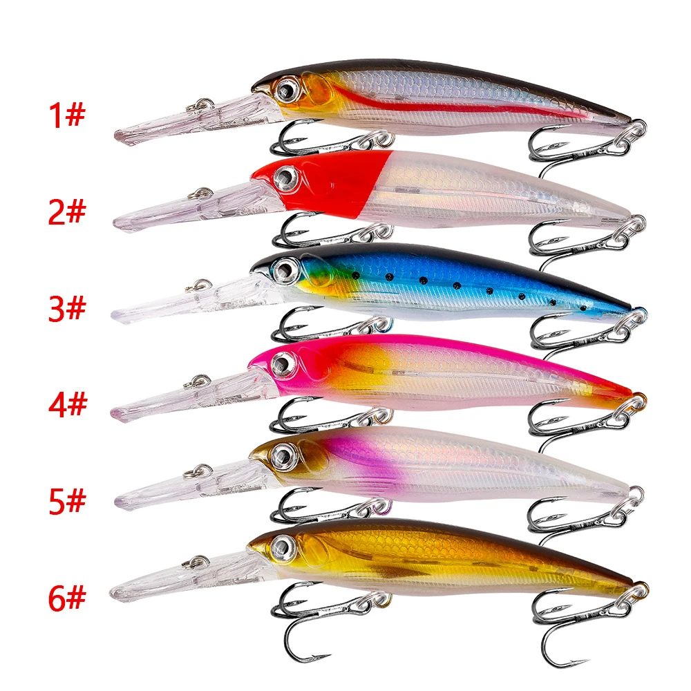 

Minnow Fishing Lure 90mm 5.8g Floating Hard Bait Wobbler Jig Bait Crankbait Carp Striped Bass Pesca Fishing Tackle SwimBait