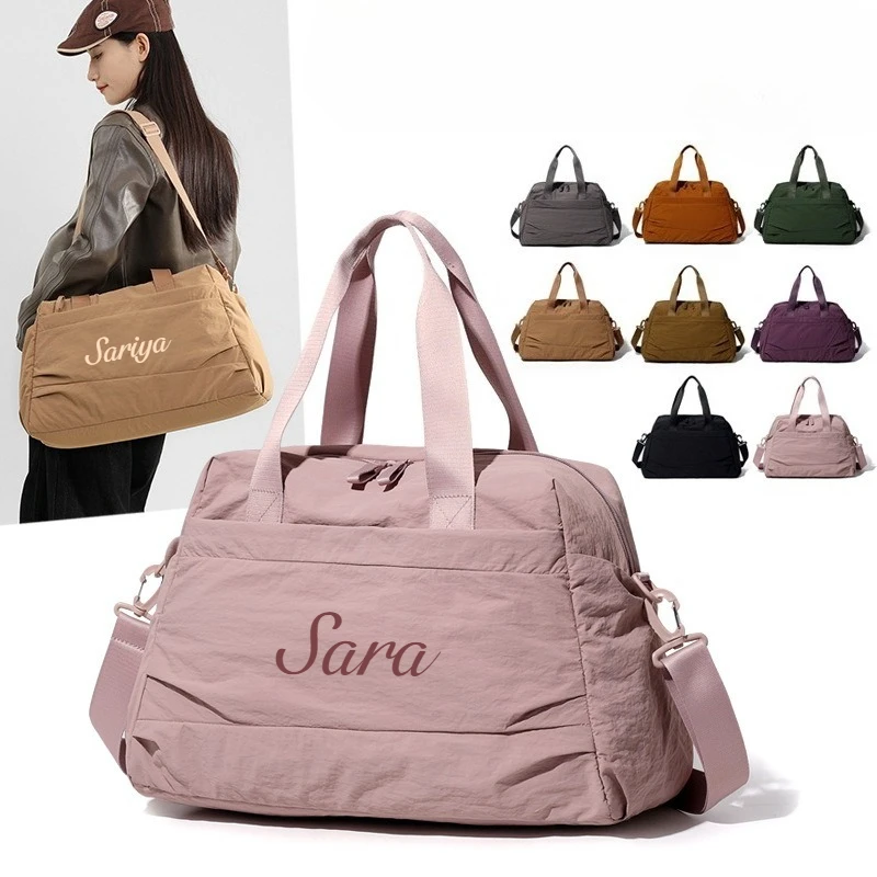 Personalisierte Wickeltasche für Mütter, modische Wickeltasche mit Nass-Trocken-Trennung, ideal für Outdoor-Reisen und Kinderwagen_voghion.com