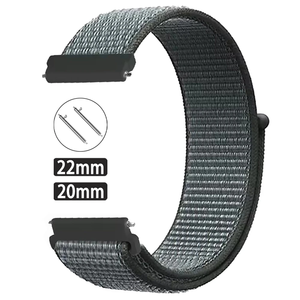 Braided Nylon Watch Strap, 20mm/22mm – Versatile Design