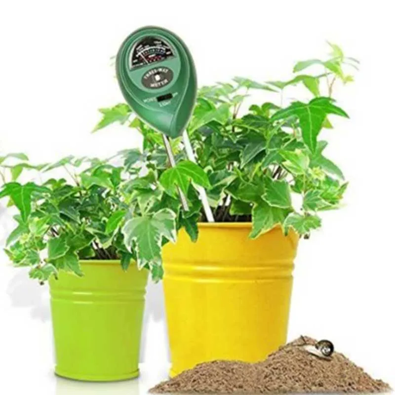 3 In1 Soil Water Moisture PH Meter Meter Soil Water Acidity Humidity Light PH Test Garden Plants Flowers Moist Tester soil moisture meter