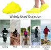 Silicone WaterProof Shoe Covers S/M/L Covers Slip-resistant Rubber Rain Boot Overshoes Accessories for Outdoor Rainy Day 1 Pair 6