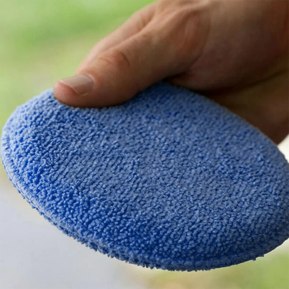 

Applicator Pad Sponge Waxing Clean Tool Portable Removing Wax Car Foam 5inch Applicator Cleaning Microfiber Pad
