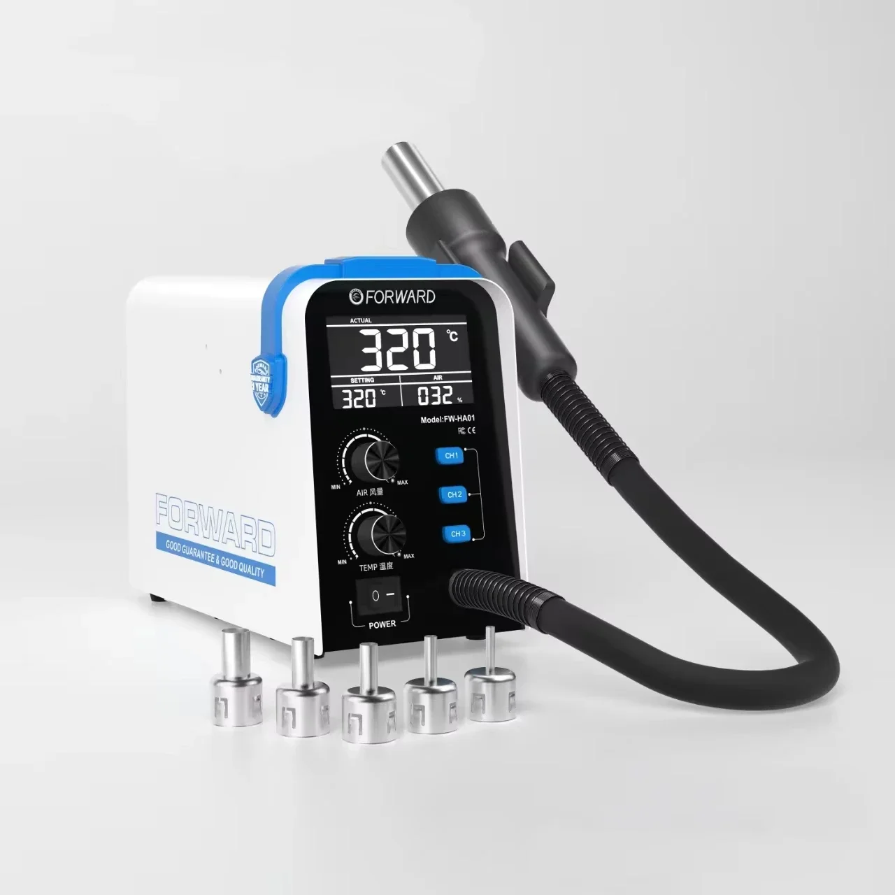 FW-HA01 정밀 온도 조절 열풍 납땜 제거 스테이션 13000RPM 800W 휴대폰 수리용 납땜 제거 도구