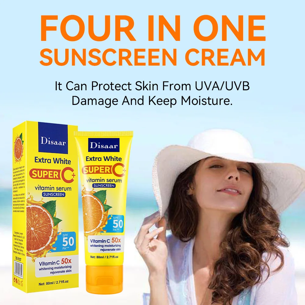 Disaar C+Vitamin Sunscreen Moisturizing and Brightening High Power Isolation Sunscreen Milk