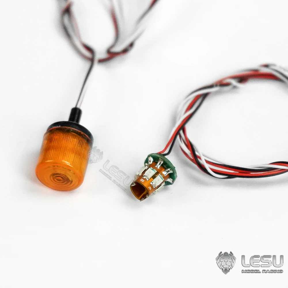

Us Stock RC 1/14 LESU Rotating Warning Light A DIY Tamiyay Tractor Truck Man Th14150-Smt3