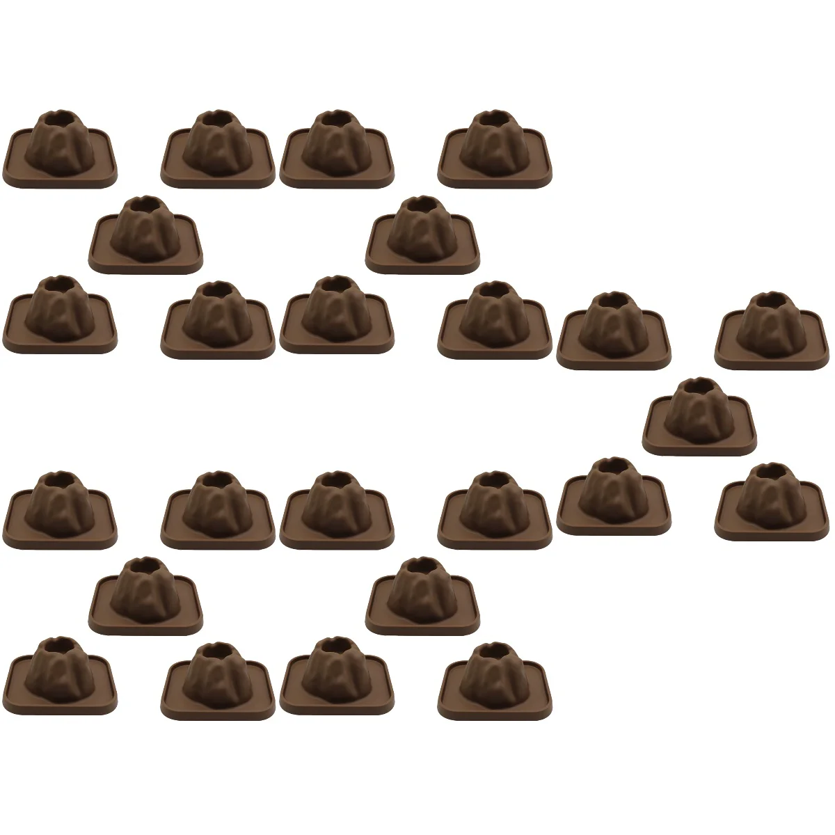 

Set of 5 Volcano Model Shell Volcanic Experiment Cake Eruption DIY Scientific Demonstration Prop Pp Work