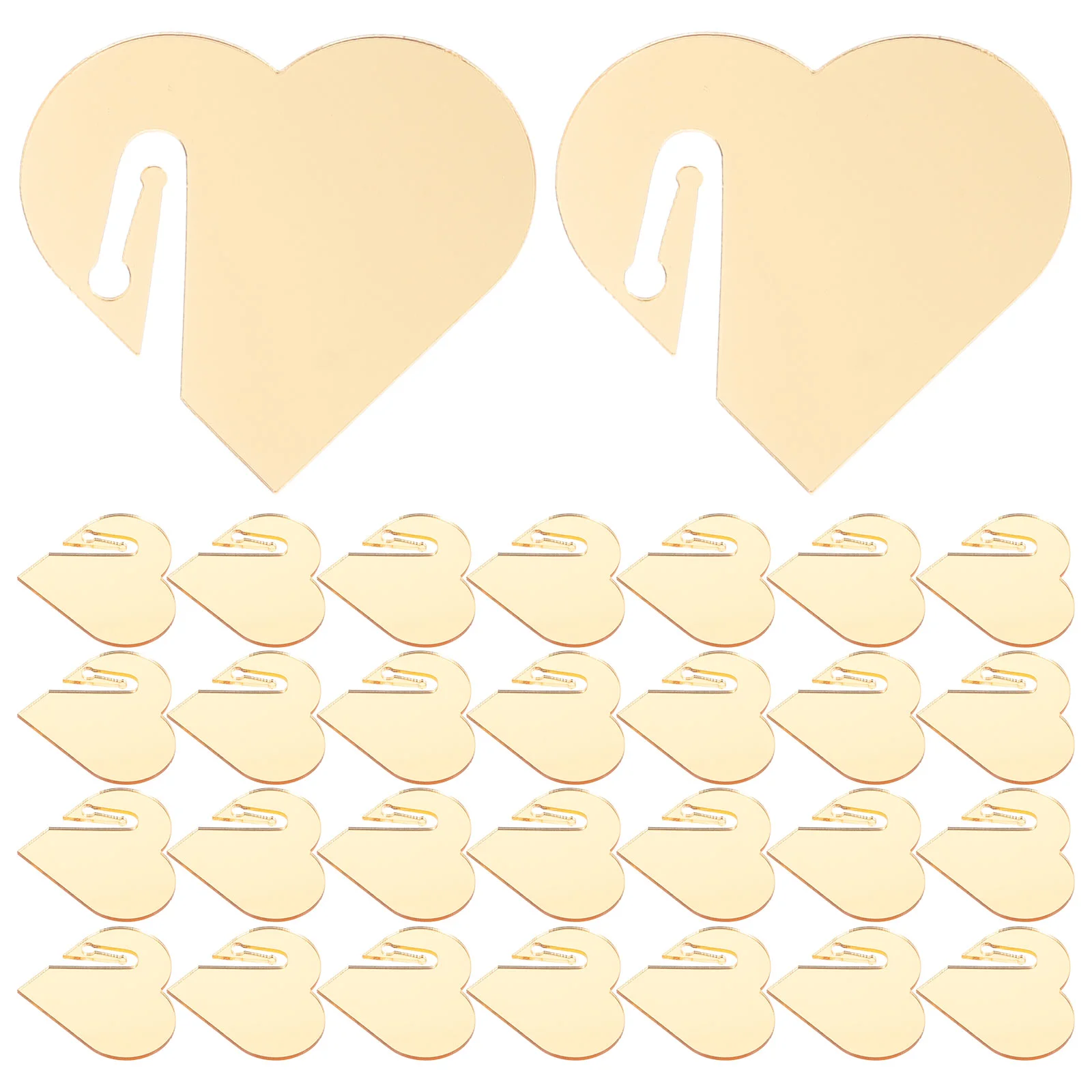 

50Pcs Acrylic Drink Tags Heart Shaped Wine Charms Champagne Glass Marker Love Wine Glass Charms Stem Glasses Marker Bar Wedding