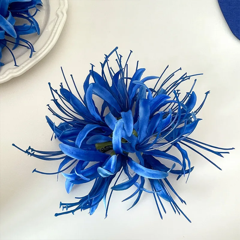 Half Shore Flower Simulation Flower Haarspange seitliches Haar-Accessoire