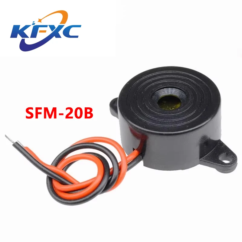 Sfm-20B Dc3-24V Durevole 3-24V Cicalino Elettronico Piezoelettrico Allarme 95Db Suono Continuo Beeper Per Arduino Car Van