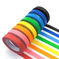 8 Roll/Set Colored Rainbow Decorative Tape DIY Scrapbooking Masking Tape Adhesive Stickers for Scrapbooking Crafting Holiday 1
