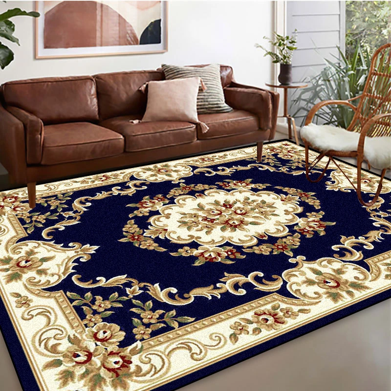 Large Size Carpets for Living Room European Luxury Decoration Carpet Hotel Hall Soft Non-slip Mat Bedroom Lounge Rug Tapis Salon 3