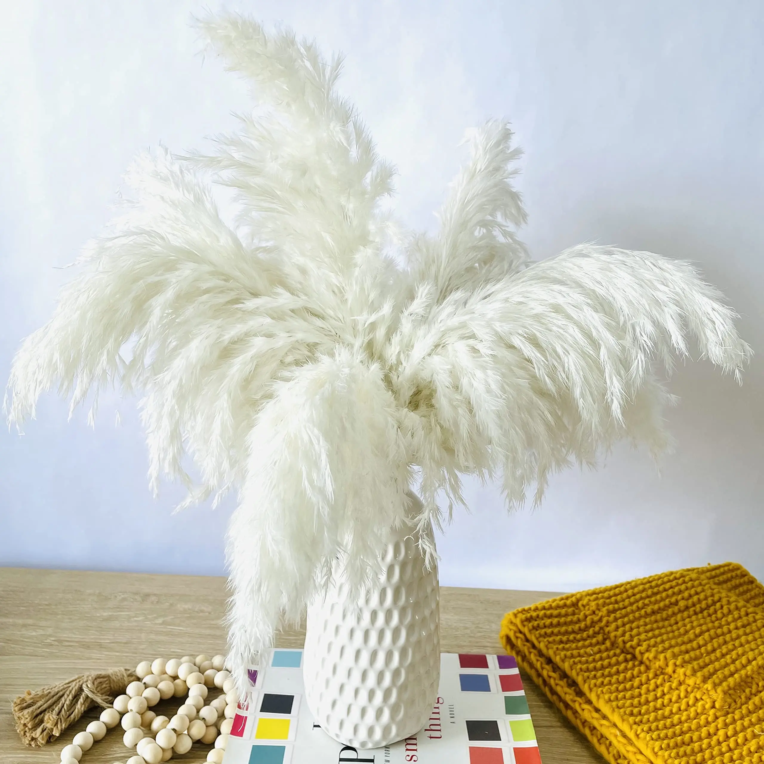 Dried Pampas Grass Decoration Artificial Boho Decorations Bohemia