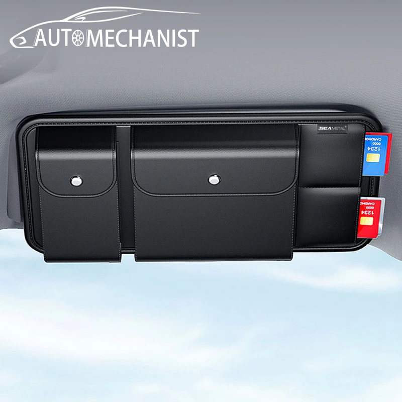 AUTOMECHANISTCarSunshadeStorageBagInteriorAutoSunglasses