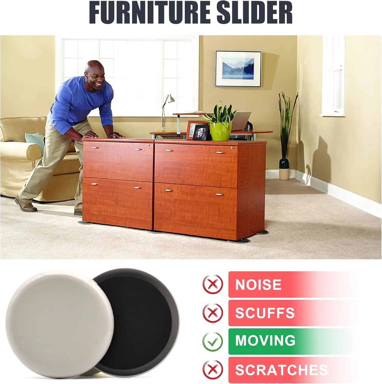 Transportador De Muebles Herramienta Para Mover Muebles, Deslizadores Para Muebles Pe | Meses Antideslizante Muebles