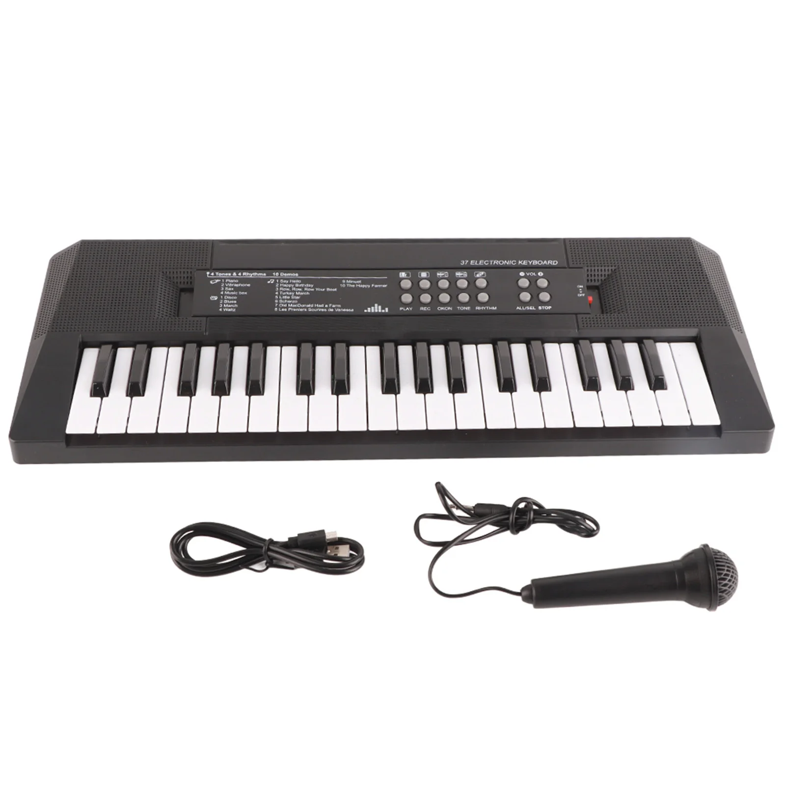 37 Keys Kids Electronic Piano Organ keyboard with Microphone Education Toys Musical Instrument Children Boys Girls Gifts