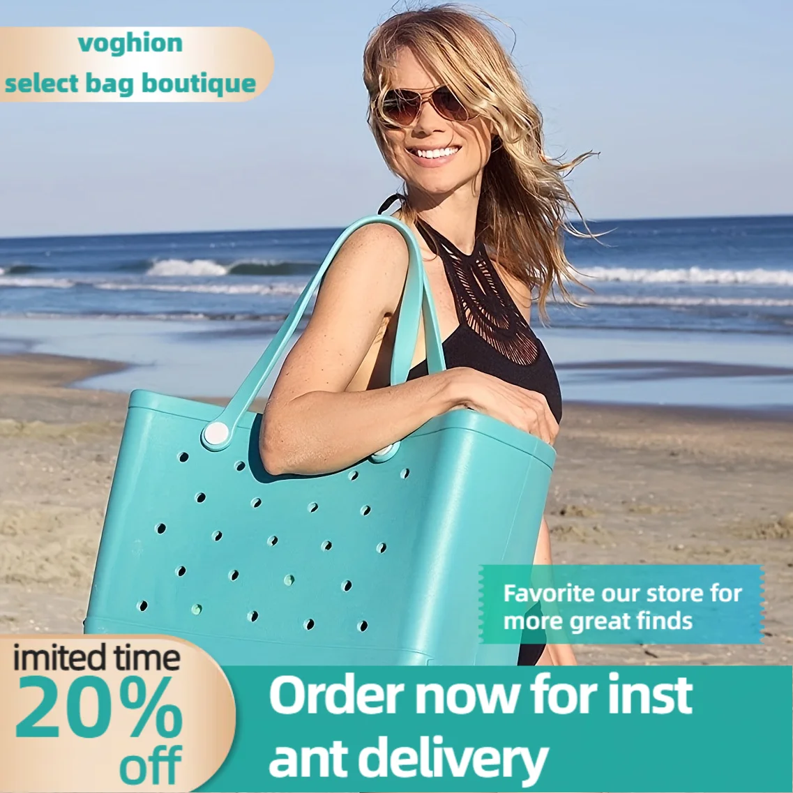 Bogg borsa da spiaggia Eva Beach Bag di alta qualità in edizione spessa EVA_voghion.com