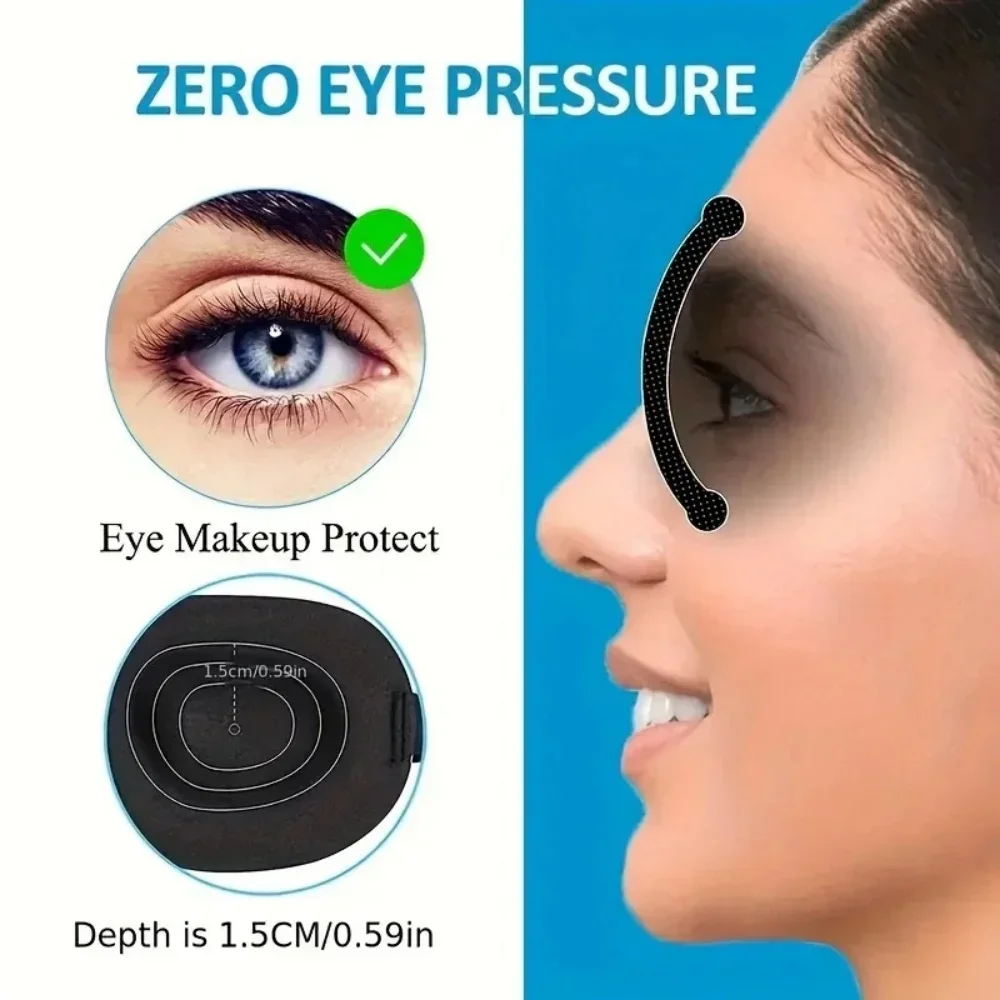 Premium 3D Memory Foam Sleep Mask - Ultra-Soft Light Blocking Eye Cover