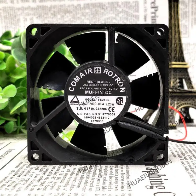 

New 24V 0.09A 2.20W FE24B3 8025 8CM Cooling Fan Assembly Kit