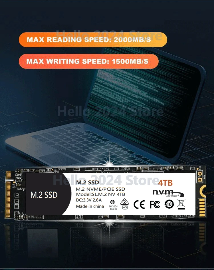 PC Ʈ ũž  ָ Ʈ ̺, M.2 NVMe SSD 2280, 512GB PCIE 3.0x4 SSD ϵ ̺, 2TB, 1TB, 4TB, 8TB, 7500MB/s