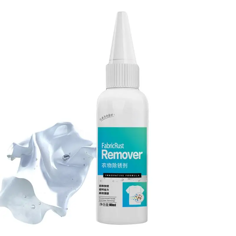 Rust Stain Remover Clothes 80ml Garment Stubborn Stain Cleaner Quick And Easy Dirt Removal Clothing Cleaner For Copper Rust