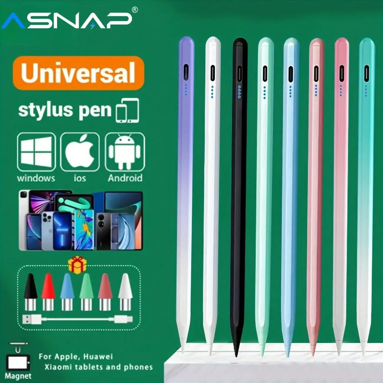 Universal Tablet Stylus Pen for iOS Android iPad Air Apple Pencil Fast Charging Magnetic Touch Pen iPhone Huawei 2025 touch screen stylus stylus pen ipad stylus
