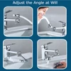 Kitchen Faucet Extender with Filter 2 Modes Metal Universal Swivel Bubbler Nozzle Sprayer 1080° Rotate Filtered Faucet Extension 6