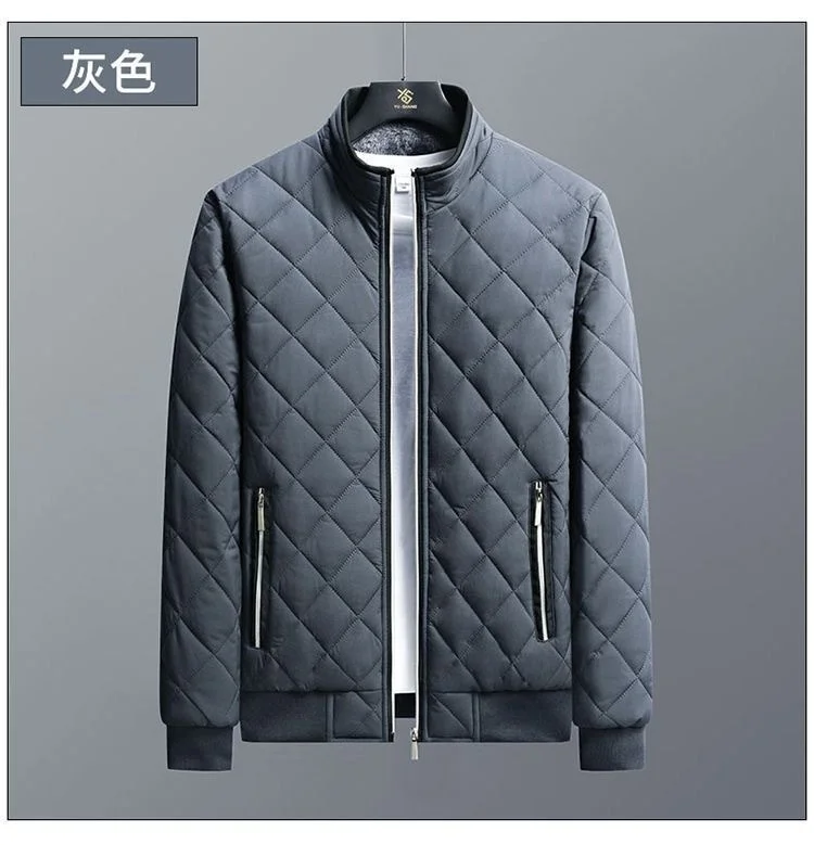 Male Winter Coat Clothing Best Selling for Men Parka Golf Wear Button Jackets Man Sport Windshield Cardigan