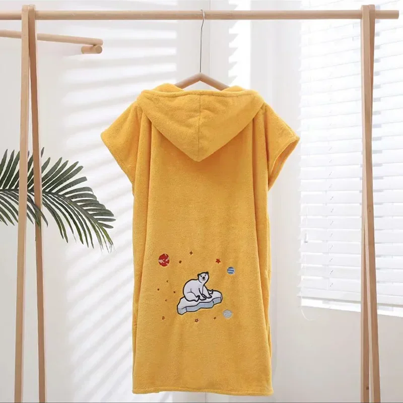 Wearable Microfiber Bathrobe Woman Shower Female Soft Bath Towel for Adults for Home Textiles Bath and Sauna Towels Bathroom microfiber towel bath towel