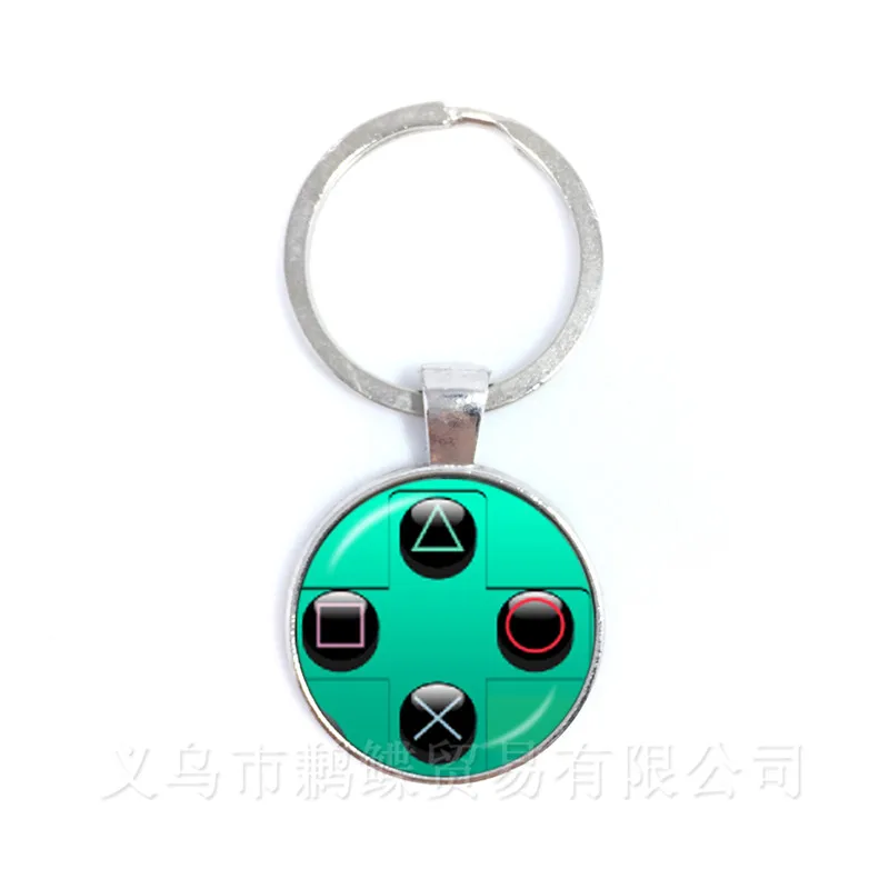 Retro Video Game Controller Keychain - Cool Gamer Jewelry Gift