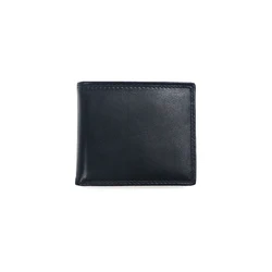 Premium Top - Grain Cowhide Men's Wallet with Multi - Slot Storage and Anti - Theft Protection (Black)