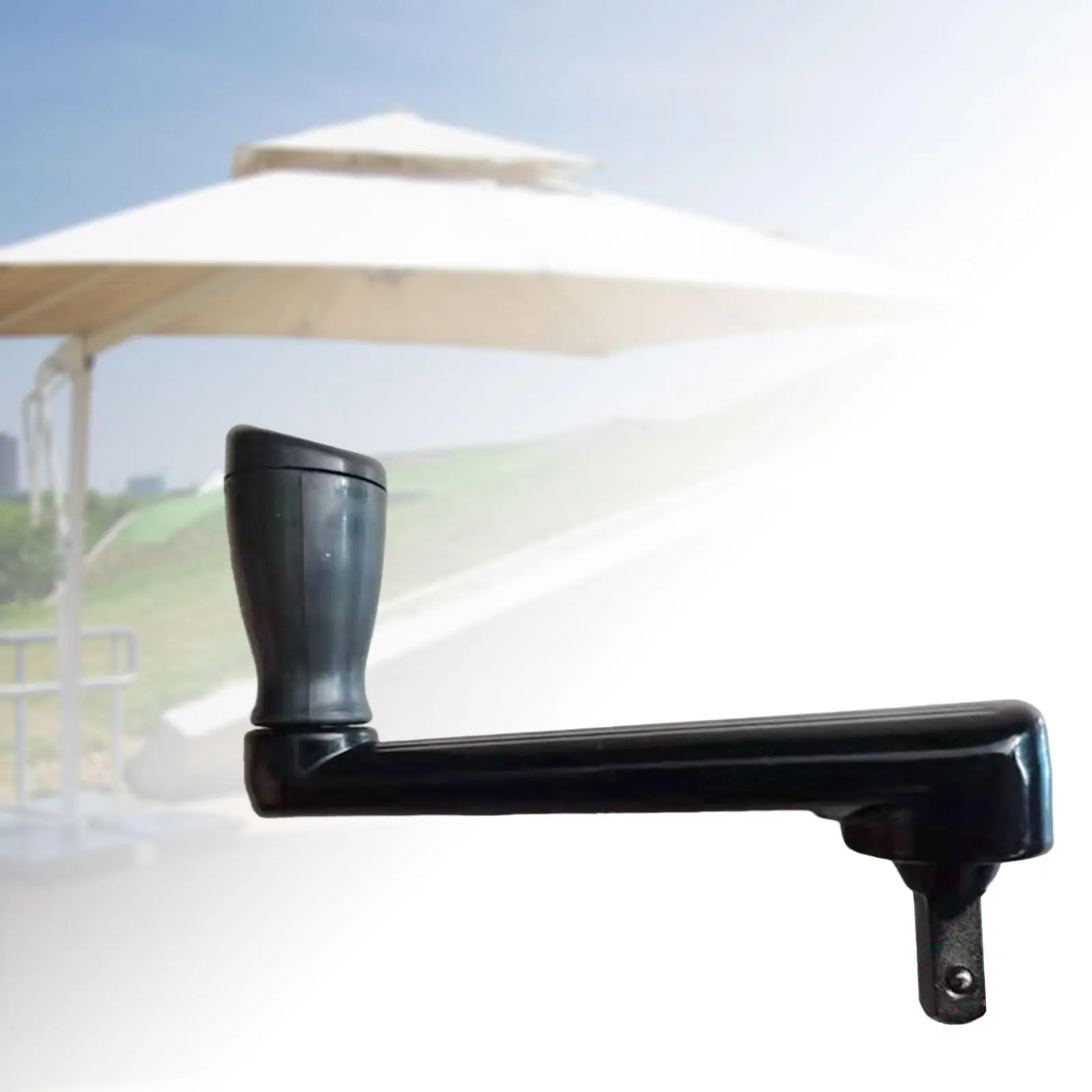 Outdoor Umbrella Rocker Handle Replace Heavy Duty Umbrella Rope Middle Pole Handle for Fence Yard Bleacher Tailgates Balcony