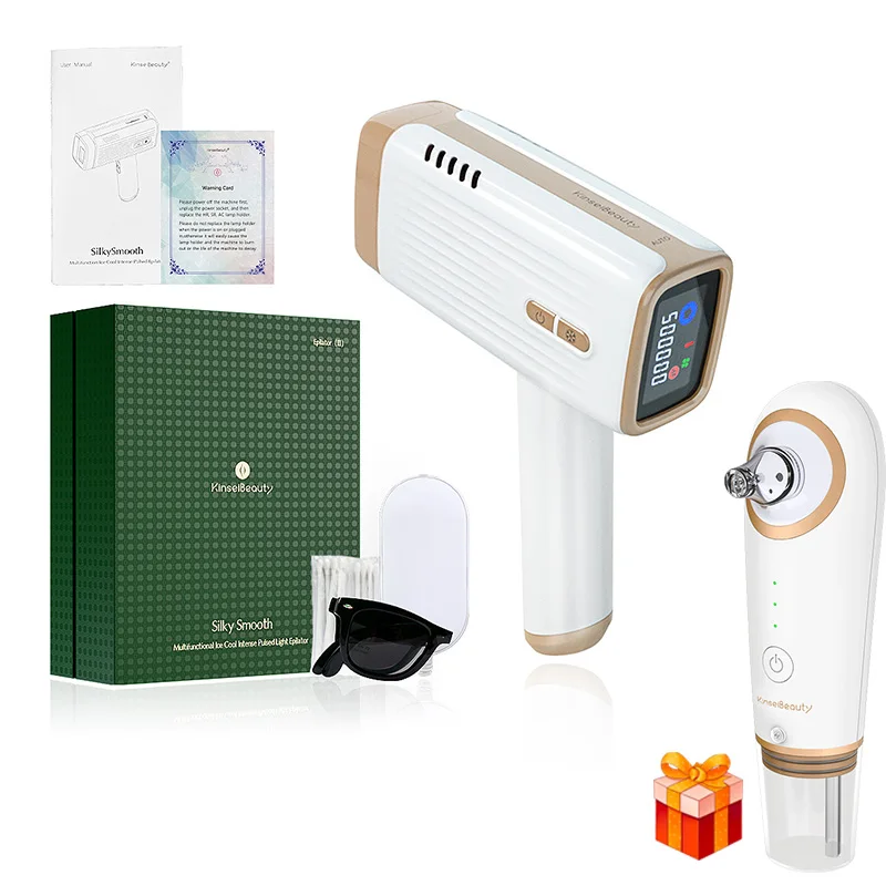 KinseiBeauty-E3 جهاز إزالة الشعر بالليزر للنساء وا...
