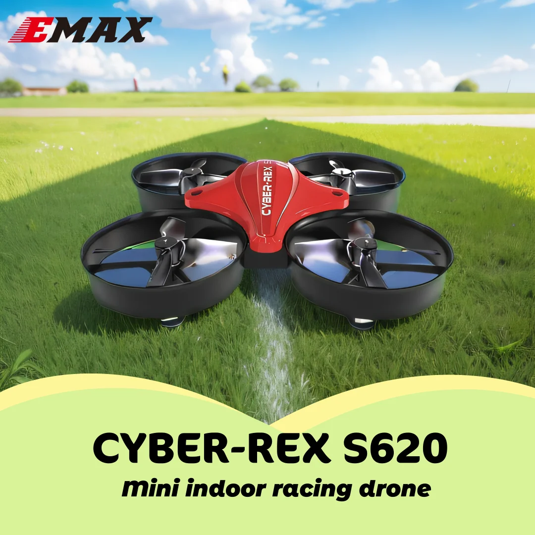 

EMAX Cyber-Rex S620 Mini Drone RC Quadcopt with Controller Headless 360 Flip Mode 3 Speed Push to Fly Toy Children's Day Gift