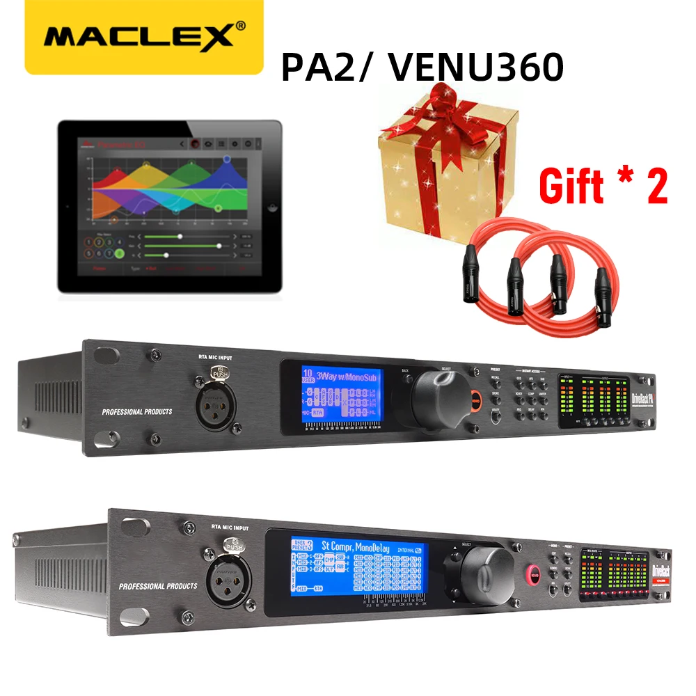 Maclex PA2/VENU360 2 Input 6 Output Stage Processor Original Software