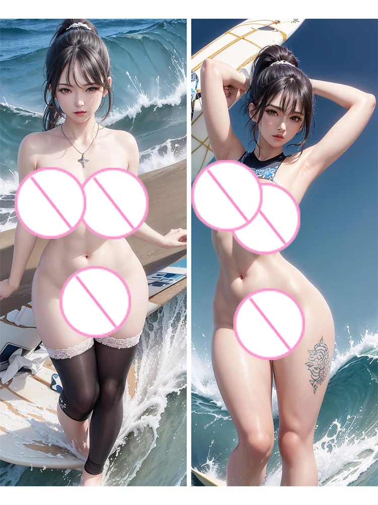 

Dakimakura anime дакимакура Подушка Dakimakura с двусторонним принтом для серфинга и девушек, подушка в натуральную величину, наволочка для взрослых