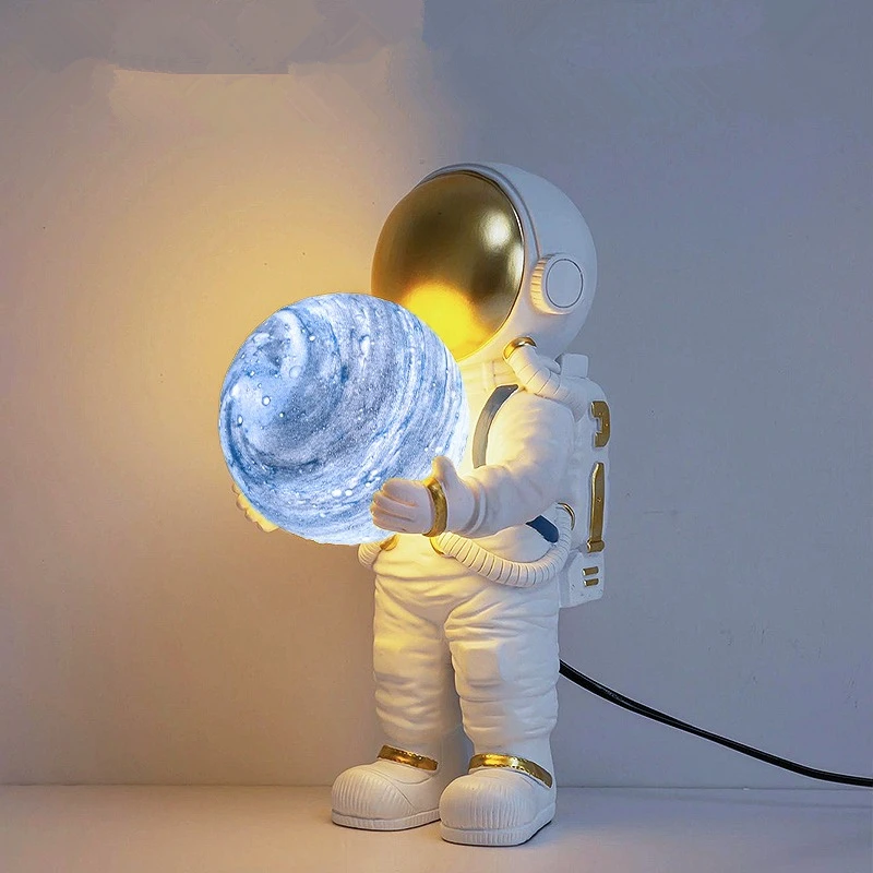 Astronauta con stella - Proiettore spaziale stellare con telecomando