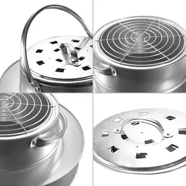 Hordozható Tűzhely Fa Égő Gödör Kályha Máglya Tűz Pit Kültéri Piknikhez - Image 2