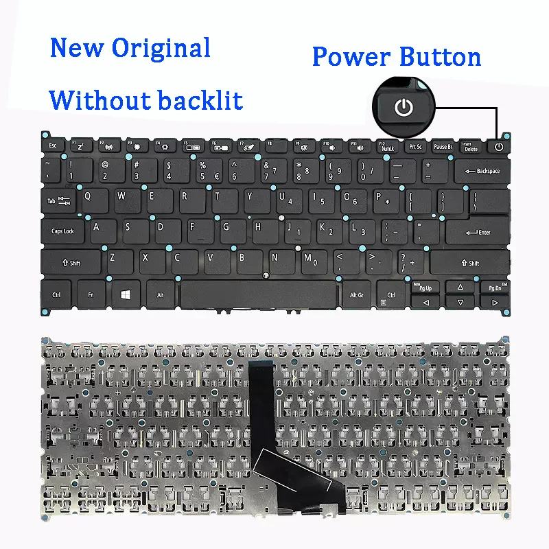 New ORIGINAL Laptop Keyboard For Acer TMX45-51 TMP414-51G P614 N20H4 N18P6 N19H3