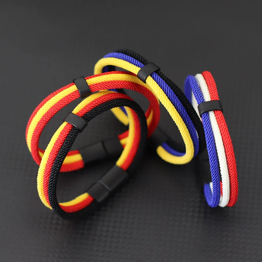 Men Milan Rope Wrap Bracelet Ukrainian Symbol