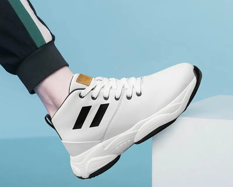 Herren Sneakers Mit Höhenvergrößerung Aus Echtem Leder_voghion.com
