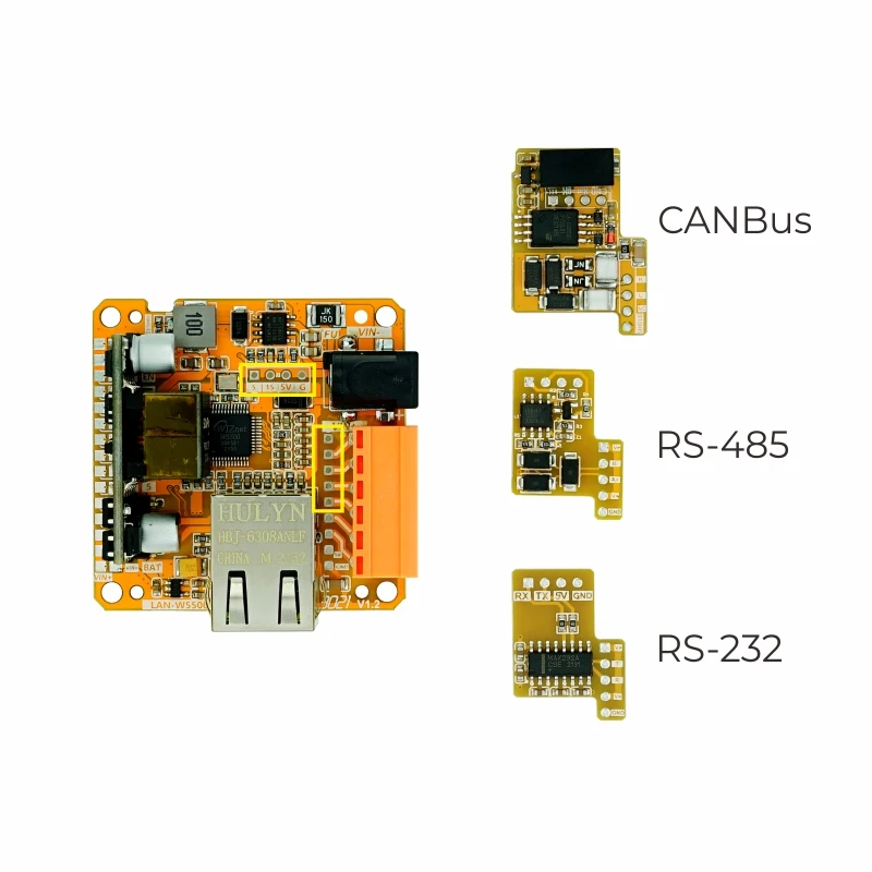 Módulo M5stack-official Lan com Poe V12 W5500 - Imagem 2