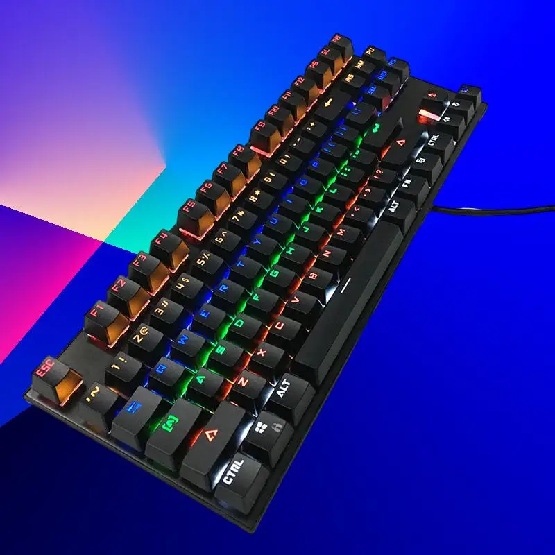 

Ultimate Gaming Experience with USB Wired Mechanical Keyboard for Desktop Computers