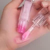 3-color Private Label Color-changing Lip Oil Custom Logo 6ml Transparent Square Tube Pearlescent Clear Lipgloss Makeup Wholesale 3