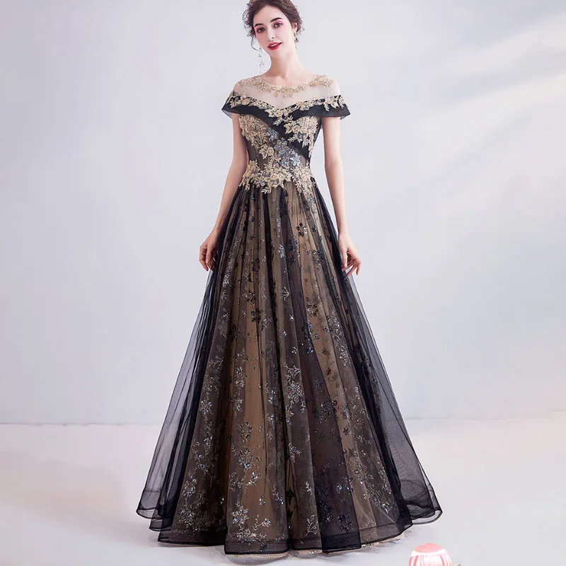 

High-End Evening Dresses Women's 2024 New K2 Long dress Female Fashion Banquet Annual Meeting Dress for Show Host Dresses