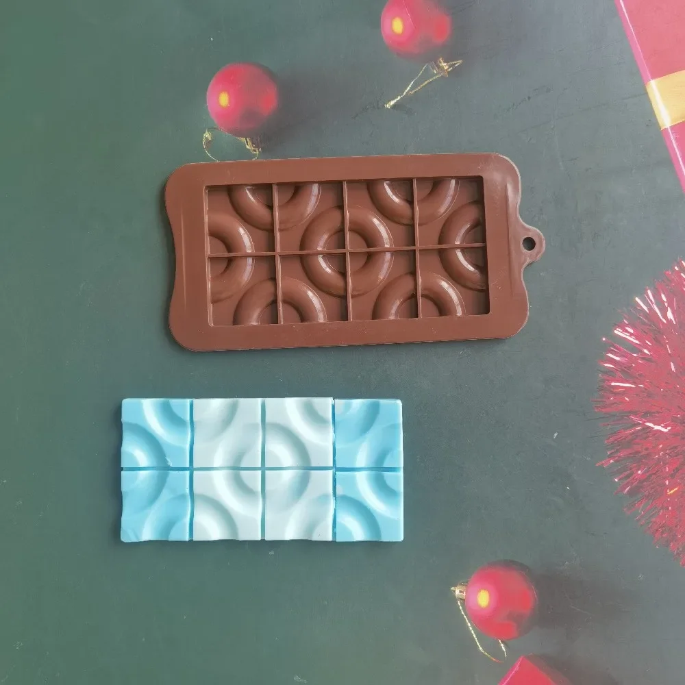 

Silicone DIY Rectangular Donut Maker Non-Stick Baking Pastry Cookie Chocolate Mold Muffin Cake Mould Dessert Decorating Tools