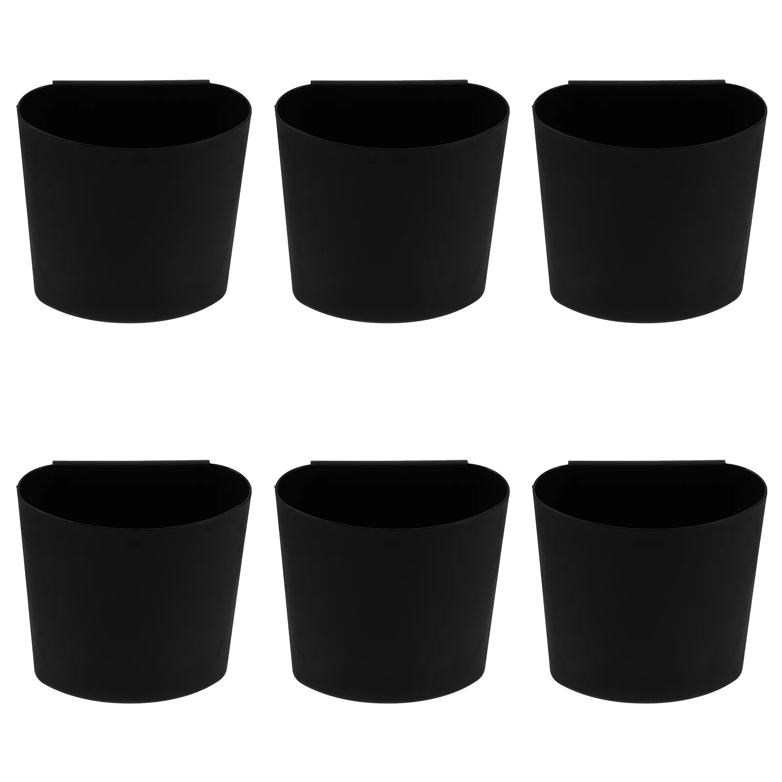 

6 Pcs Small Hanging Bucket for Cart Plastic Organizer Cocina Rolling Storage Pp