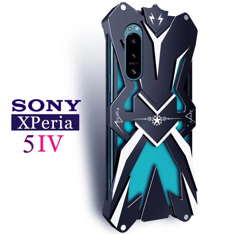 

Мощный противоударный металлический бронированный чехол для Sony Xperia 10 IV 5 IV 1 IV 5 III 1 III Новые Алюминиевые Чехлы Чехол бампер Coque